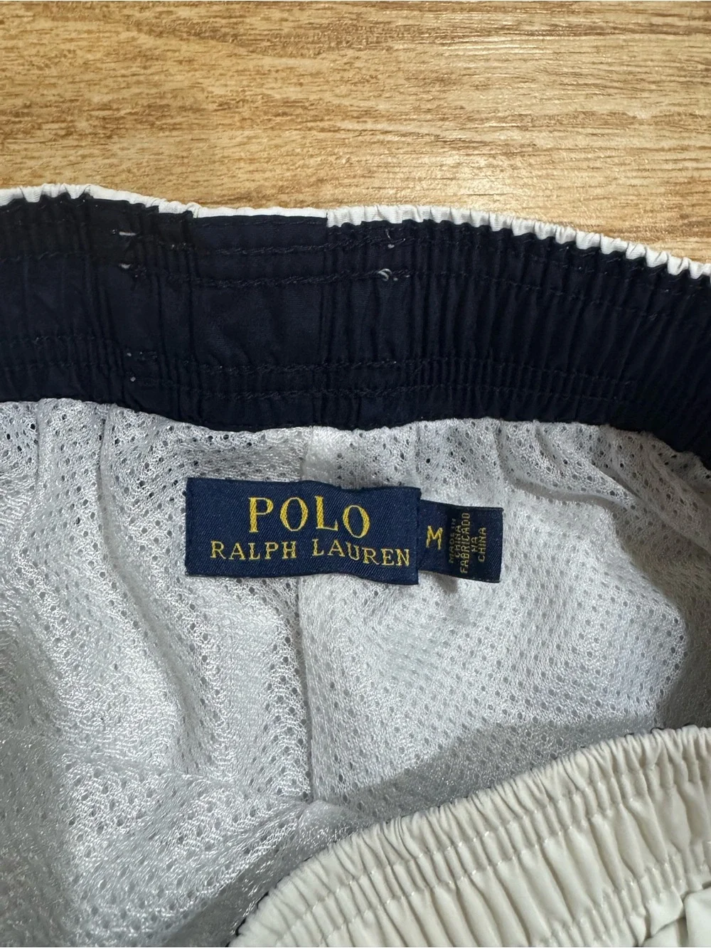 Polo Ralph Lauren white athletic/swim shorts